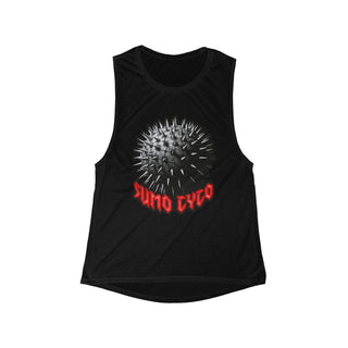 Women's SPIKED Flowy Scoop Tank